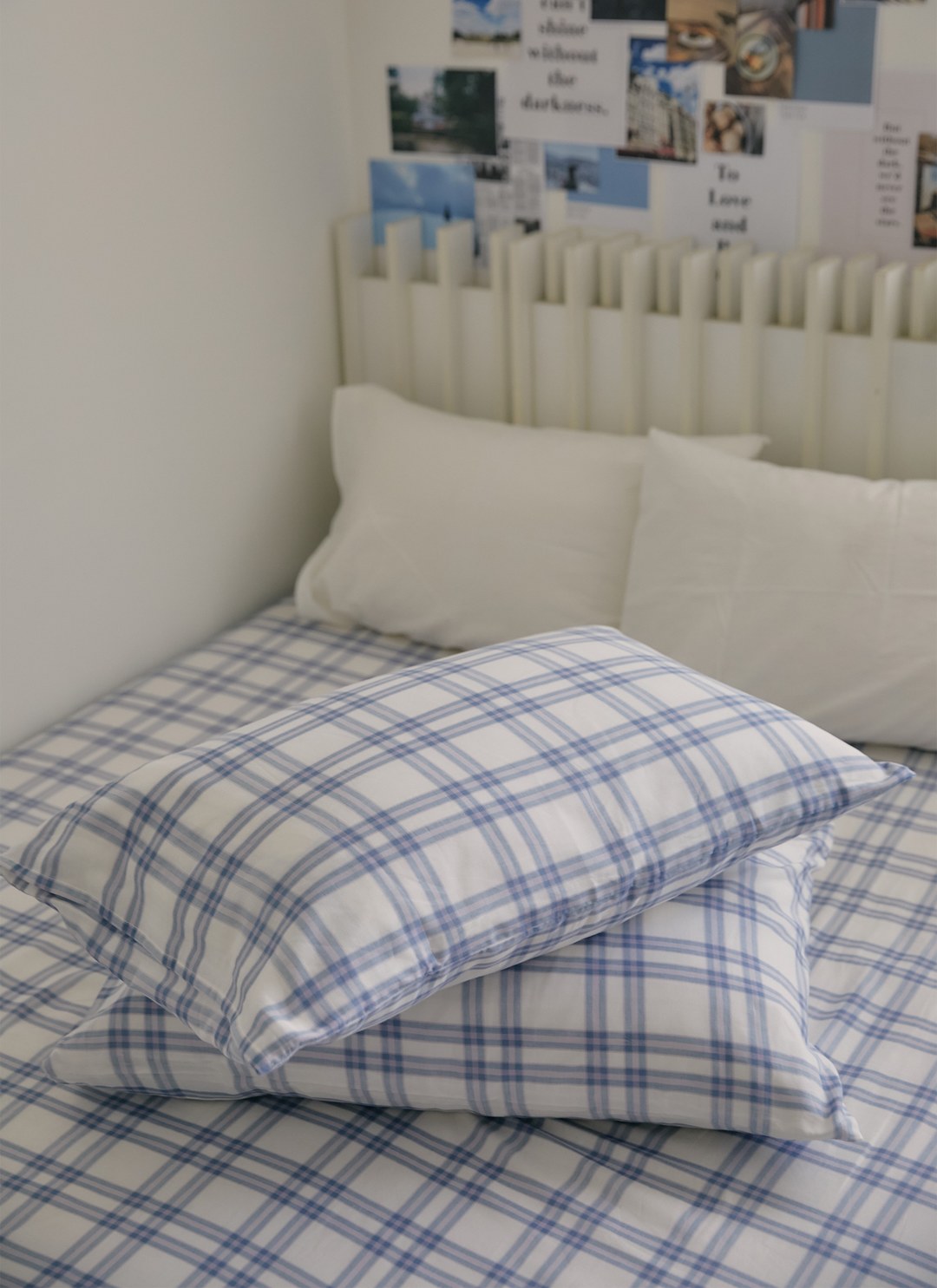 藍莓格格 - 雙層紗床包組 ( 床包 + 枕套 )