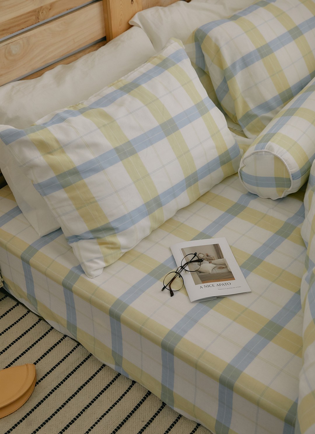 萊姆格格 - 二重紗 / 雙層紗床包組 ( 床包 + 枕套 )
