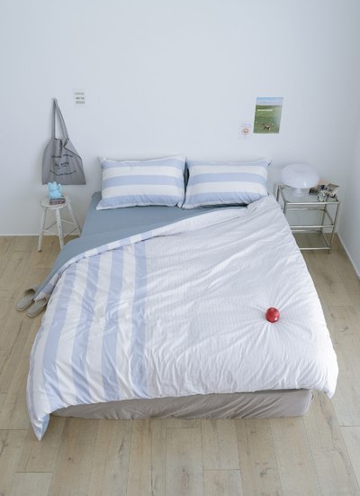 藍調 - 純棉四件組 ( 床包 + 被套 + 枕套 )