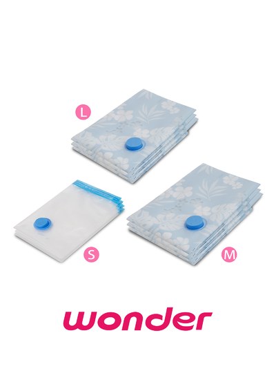 旺德 Wonder - 衣物真空收納袋 9入組