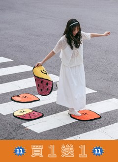 【買一送一】APPLE&KUMI - 澎澎鬆鬆腳踏墊 / Second Morning 正版授權